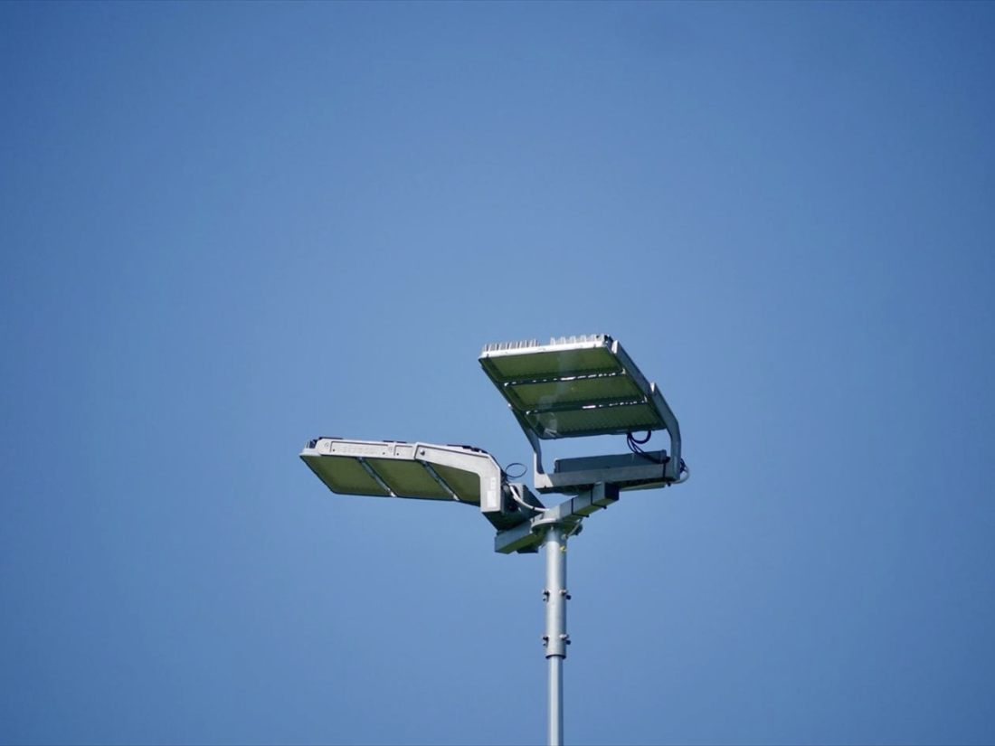 LED floodlights at the Leah Williamson 3G football pitch LED floodlights at the Leah Williamson 3G football pitch