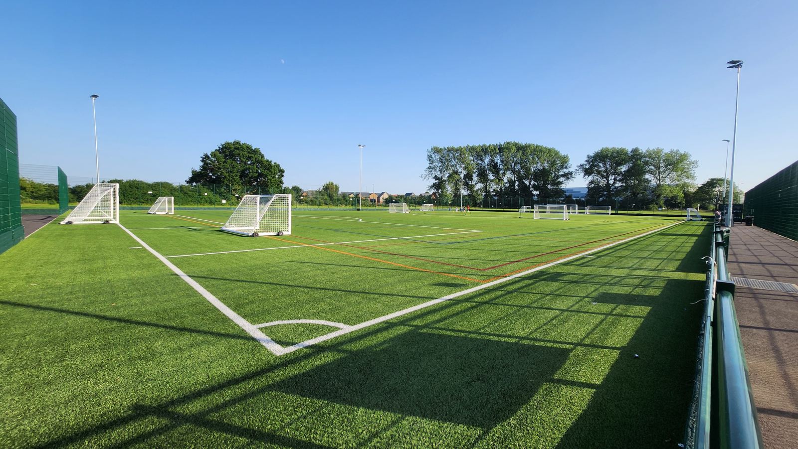 3G artificial grass surface and football markings at the Leah Williamson Pitch 3G artificial grass surface and football markings at the Leah Williamson Pitch